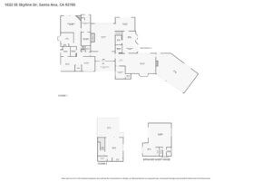 Floor plan North Tustin home